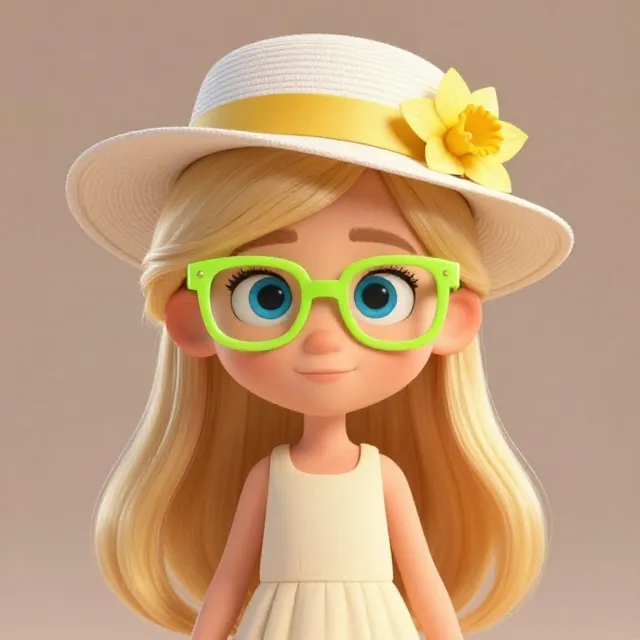 Gracie in Disguise with Glasses