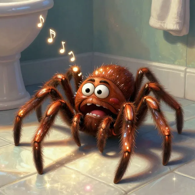 Big Hairy Spider Singing