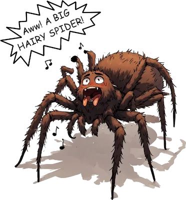 Big Hairy Spider Singing