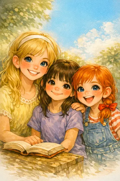 Gracie, Luna, and Rosie