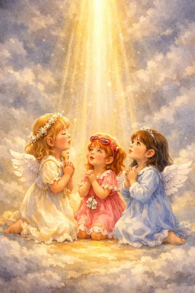 Three Praying Angels