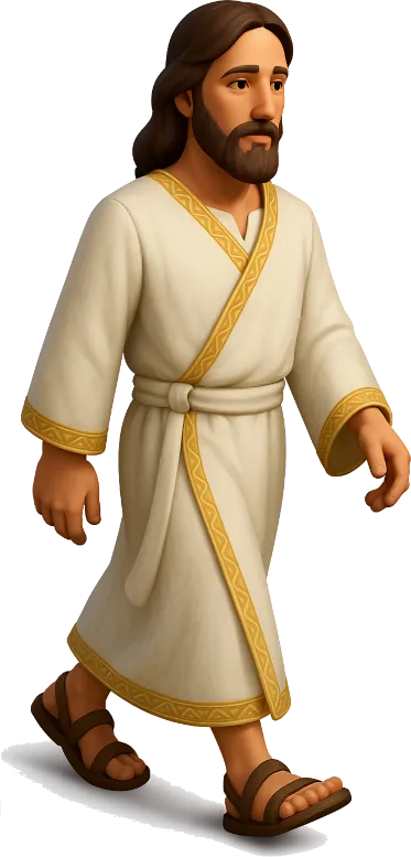 Jesus Walking