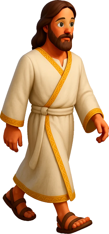 Jesus Walking